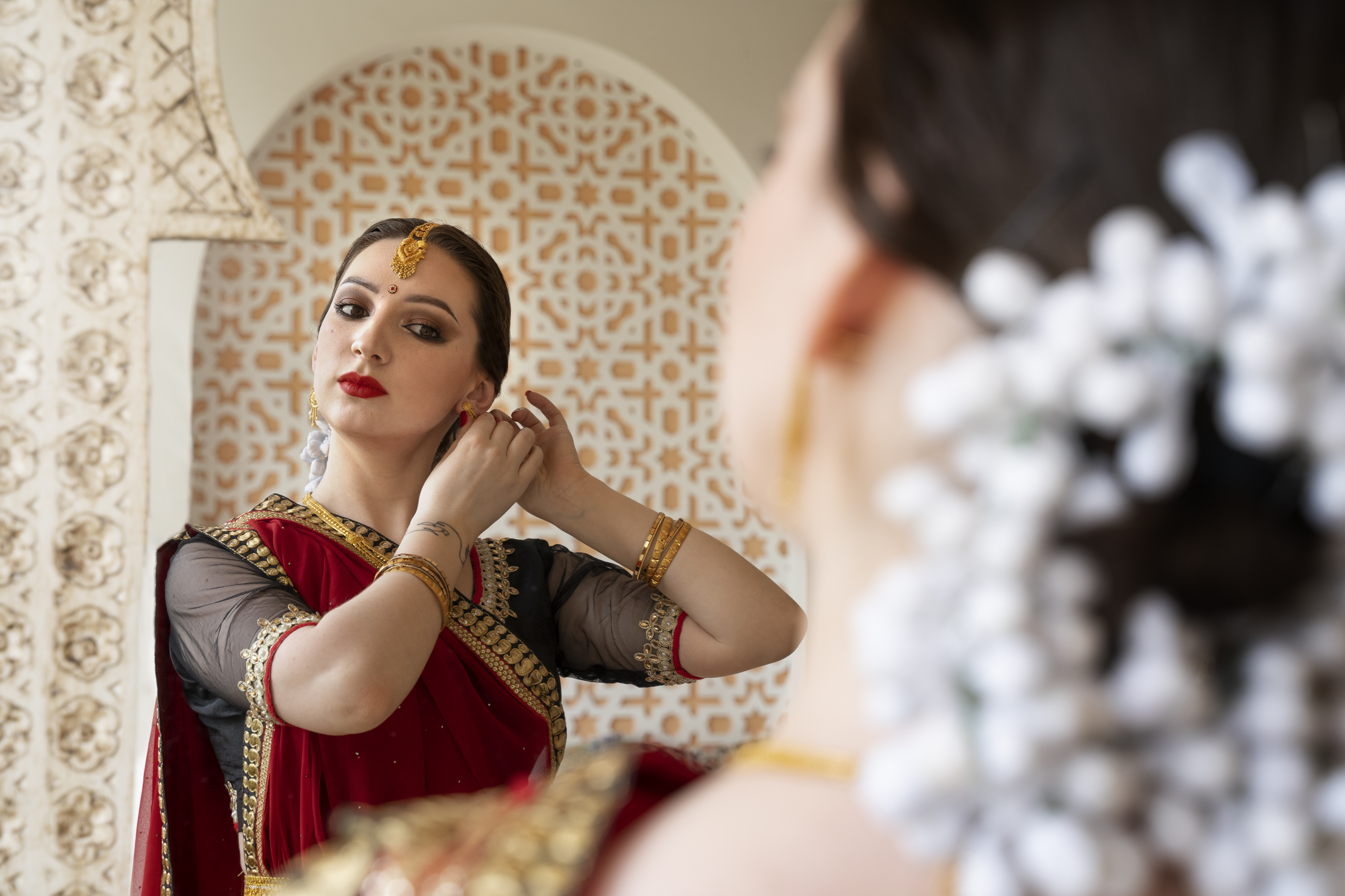 Bride Getting Ready